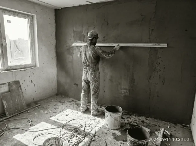 Машинна штукатурка стін