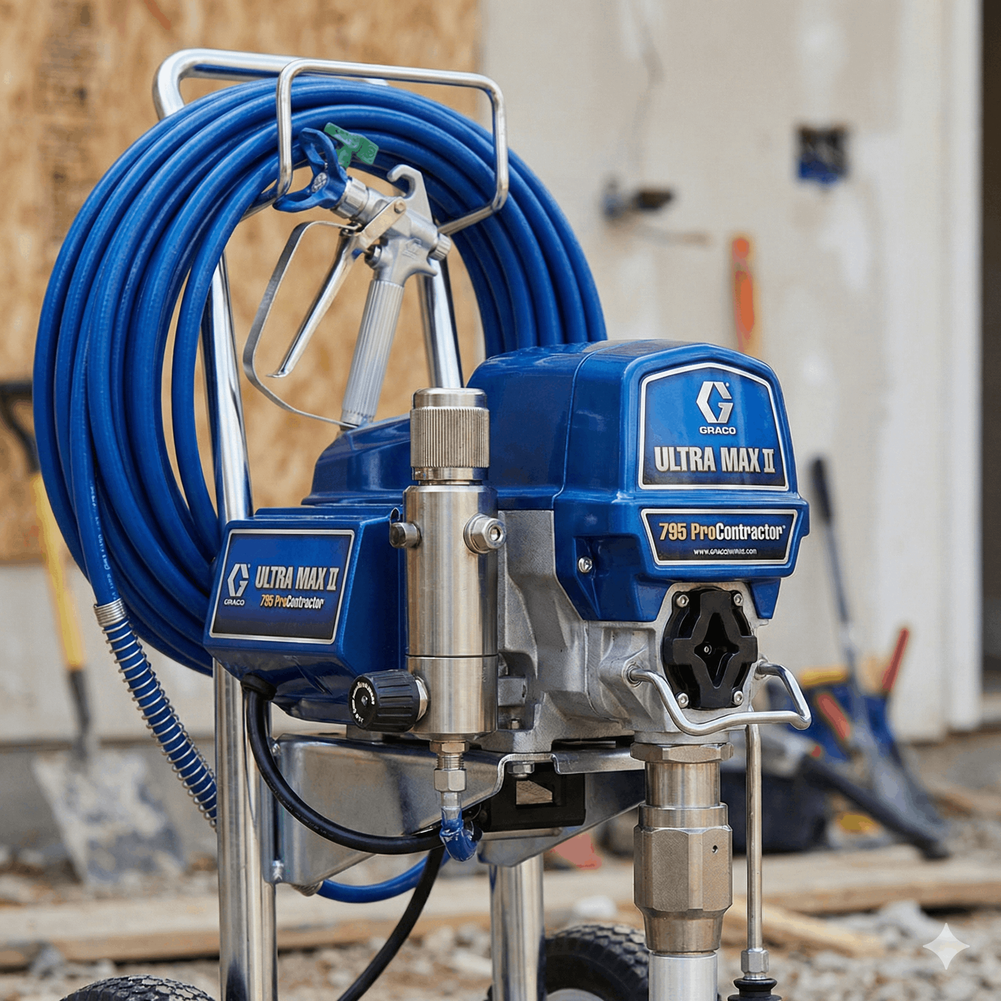 Фарбування фасаду апаратом